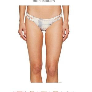 Neutral hipster cheeky bikini bottom